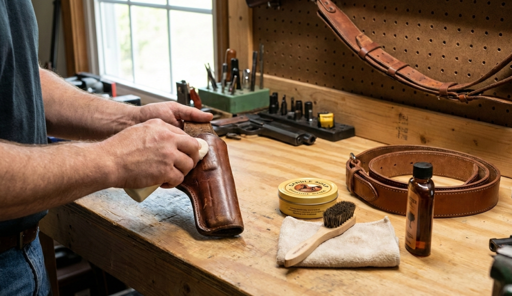 Proper Care and Maintenance for Leather Firearm Gear