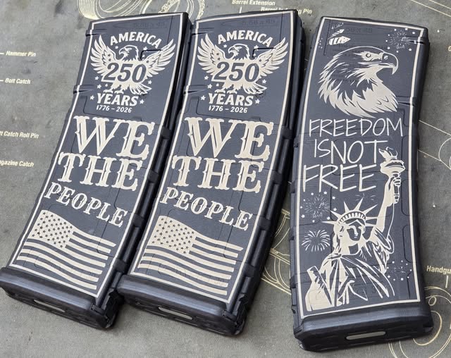 pmag custom lasered